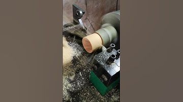 Máy tiện gỗ CNC làm ly từ cây tre #cncmachining