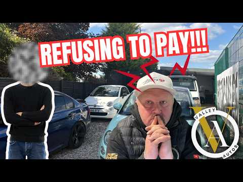 العميل يتصل بالشرطة على مرآب السيارات المحلي