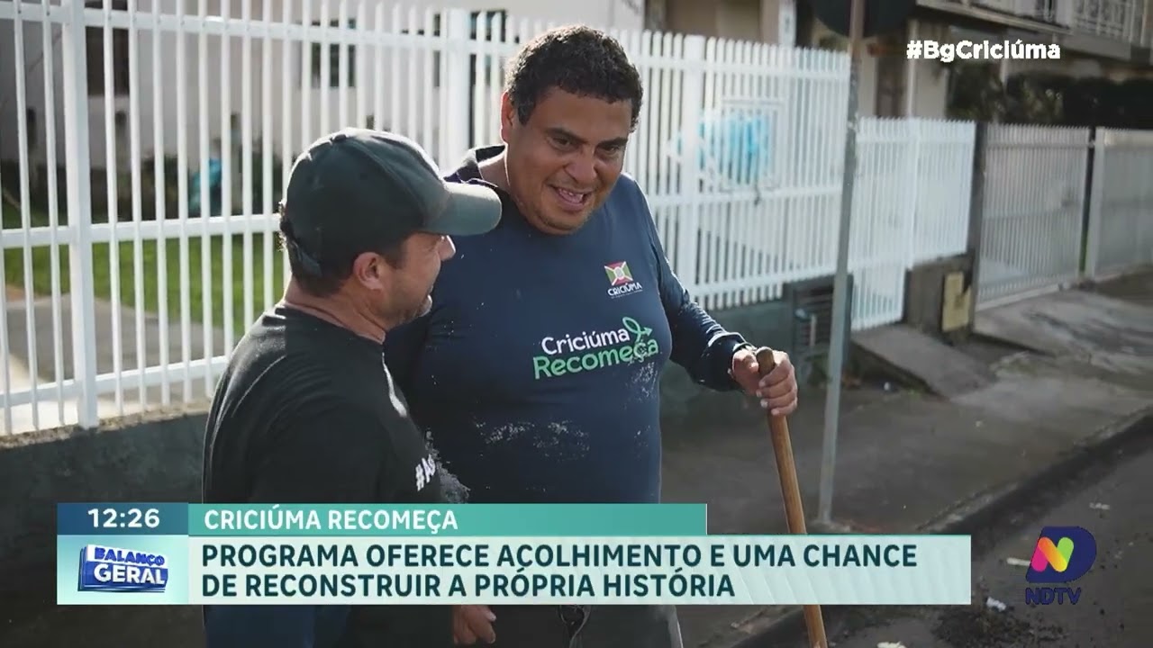 Criciúma debate ações para população em situação de rua