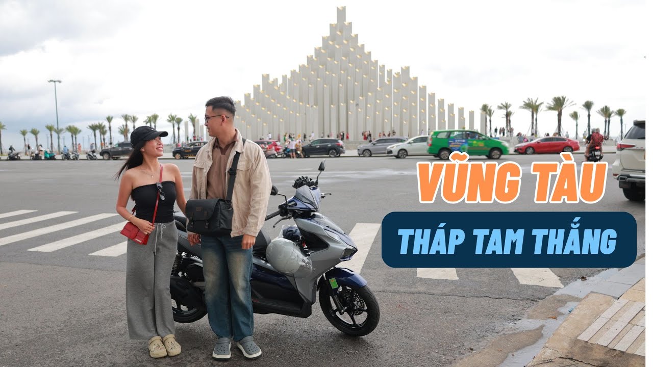 AB160 I DU LỊCH VŨNG TÀU GIÁ RẺ - THÁP TAM THẮNG SIÊU ĐẸP l Cafe view đẹp - quán hải sản địa phương.