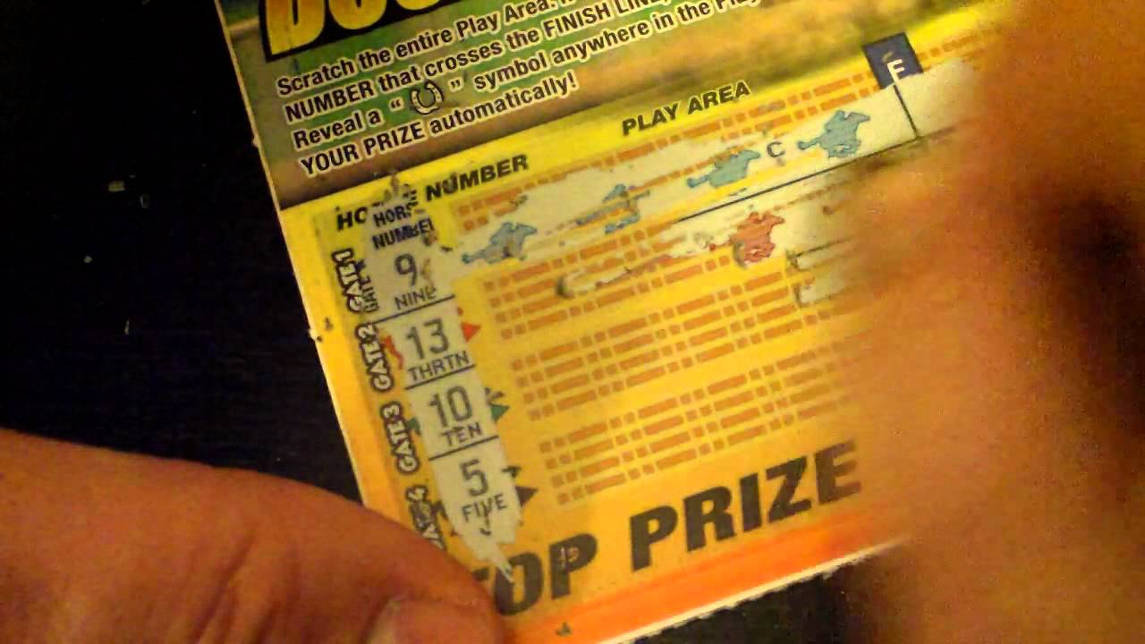 Daily Double Horse Racing Scratch off ticket YouTube