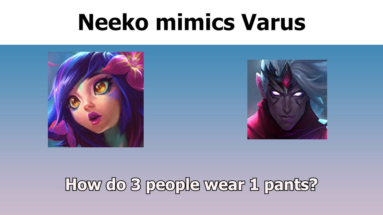 Neeko mimicking League champions