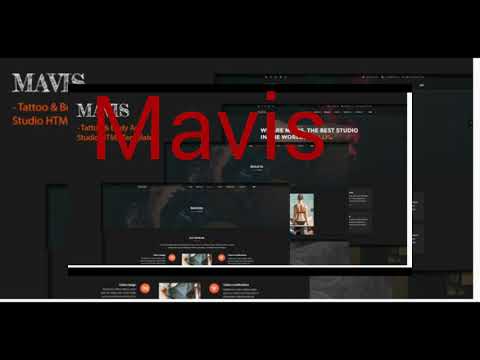 Mavis - Tattoo & Body Art Studio HTML Template