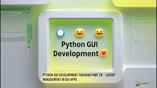 📤 Python GUI Development Training Part 29 – Layout Management in GUI Apps 🖼️🛠️