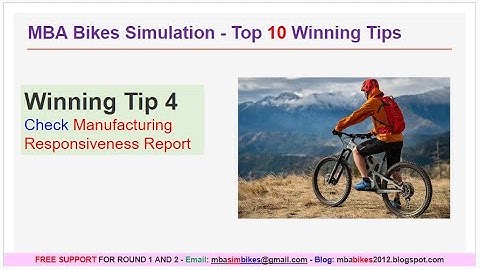 MikesBikes Bikes Simulation guide   Round 1   Part 4