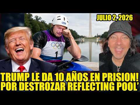TRUMP LE DA DIEZ AÑOS EN PRISION A ATLETA OLIMPICO POR DESTROZAR LA REFECTING POOL