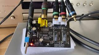 ทดสอบ PCM56P DAC Board รับสัญญาณ S/PDIF หรือ COAXIALจาก CD Player