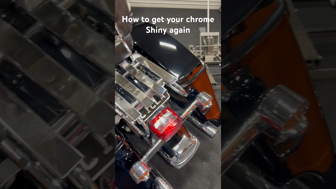 Самый быстрый способ очистить хром на шортах вашего Harley