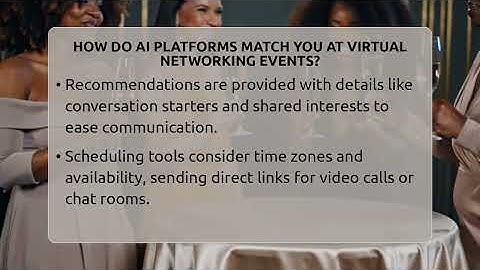 How Do AI Platforms Match You At Virtual Networking Events? - Everyday-Networking