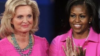 Celebrity Michelle Obama VS Ann Romney at the 2nd Presidential Debate! Net Worth