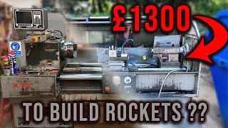 Huge CNC Lathe Restoration || SANTA MARIA