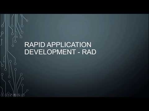 Vídeo: O que é a metodologia RAD de desenvolvimento rápido de aplicativos?