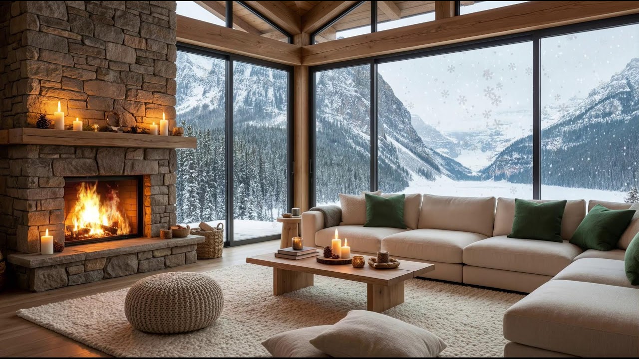 12‑Hour Live Snowfall and Jazz Ambience for Studying, Working, and Sleeping