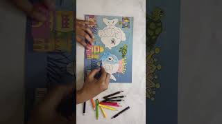 Ikan di Laut #coloring #drawing #mewarnai #ikan Ikan di Laut #coloring #drawing #mewarnai #ikan