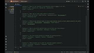 Python for Creation of Quiz App