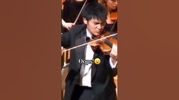 Young @RayChenViolinist still won the Mendelssohn Competition! #violin #mistakes #shorts