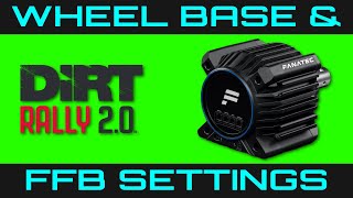 Fanatec GT DD Pro [8 Nm] Wheel Base & FFB Settings | DiRT Rally 2.0