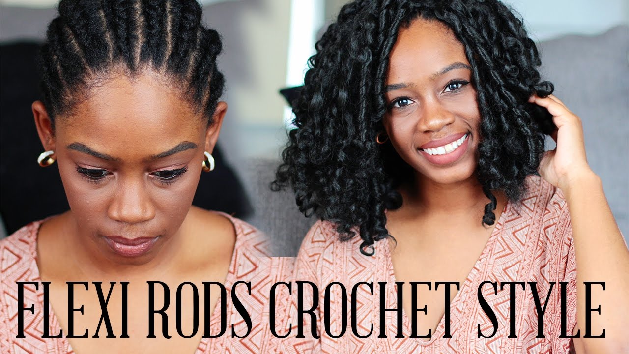 How to: Flexi Rod Crochet Braid w/ Kanekalon Hair