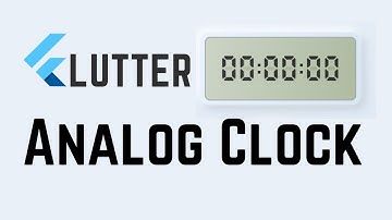 Flutter Digital Analog Clock UI Tutorial