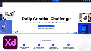 Adobe XD Daily Creative Challenge #08 | Adobe Creative Cloud