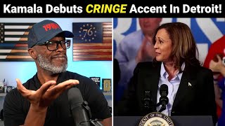 Kamala Harris Reveals RIDICULOUS Accent Change In Detroit!