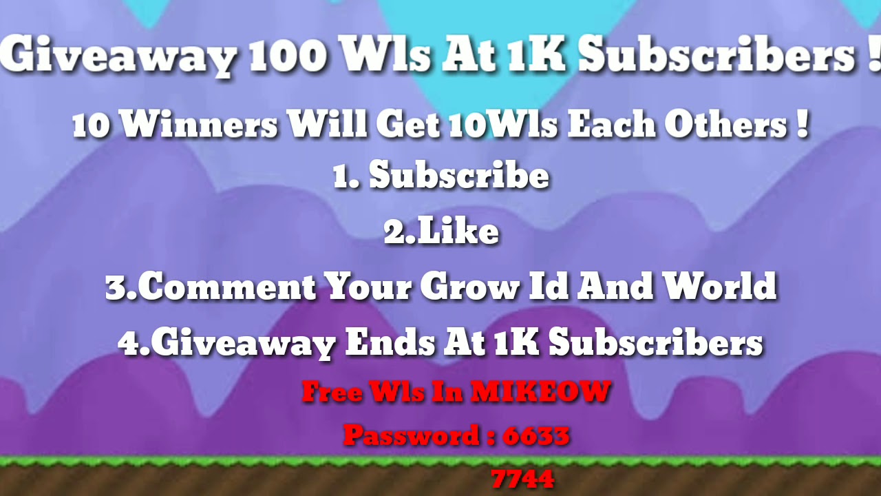 Growtopia | Giveaway 1 DL !
