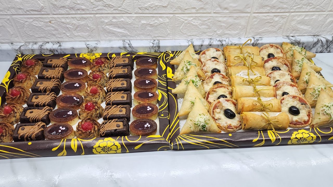 بسرعة البرق وجدت كوموند حمراتلي وجهي مع كلياني🤗بلاطو مملحات بدون عجين+بلاطو ميني كيك ب2بيضات فقط💪💰💰