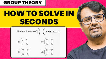 How to find Inverse of an Element in General Linear Group?  | Quick Solutions by GP Sir