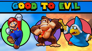 Super Mario Characters - GOOD TO EVIL