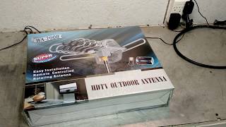 PBD WA-2608 Digital Amplified Outdoor HD TV Antenna part 2 It's Up. Channel Scan and Thoughts.
