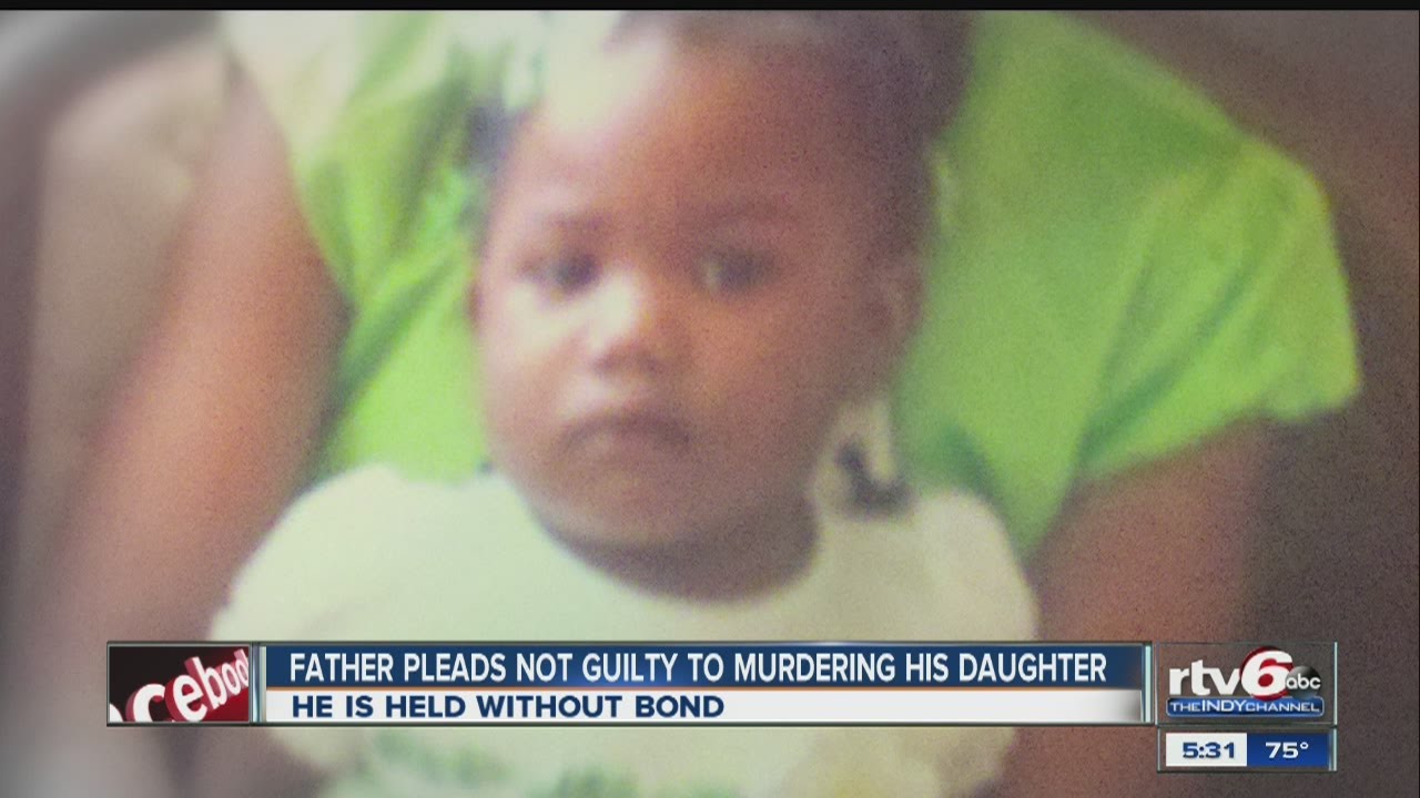 Father pleads not guilty in daughter's death - YouTube