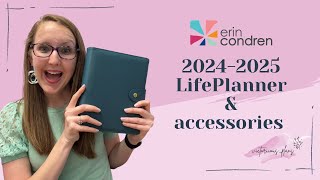 Erin Condren 2024 2025 LifePlanner and accessories