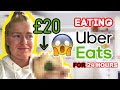 Only Eating food from UberEATS delivery for 24 HOURS!! I was NOT expecting this.. | Lucy Flight