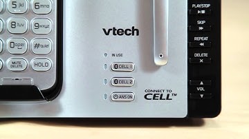 VTech® DS6671 3 Cordless Phone System  How to Use the Connect to Cell™ Features 1