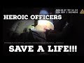 Quick responding Heroic Officers save life of shooting victim on lapel video