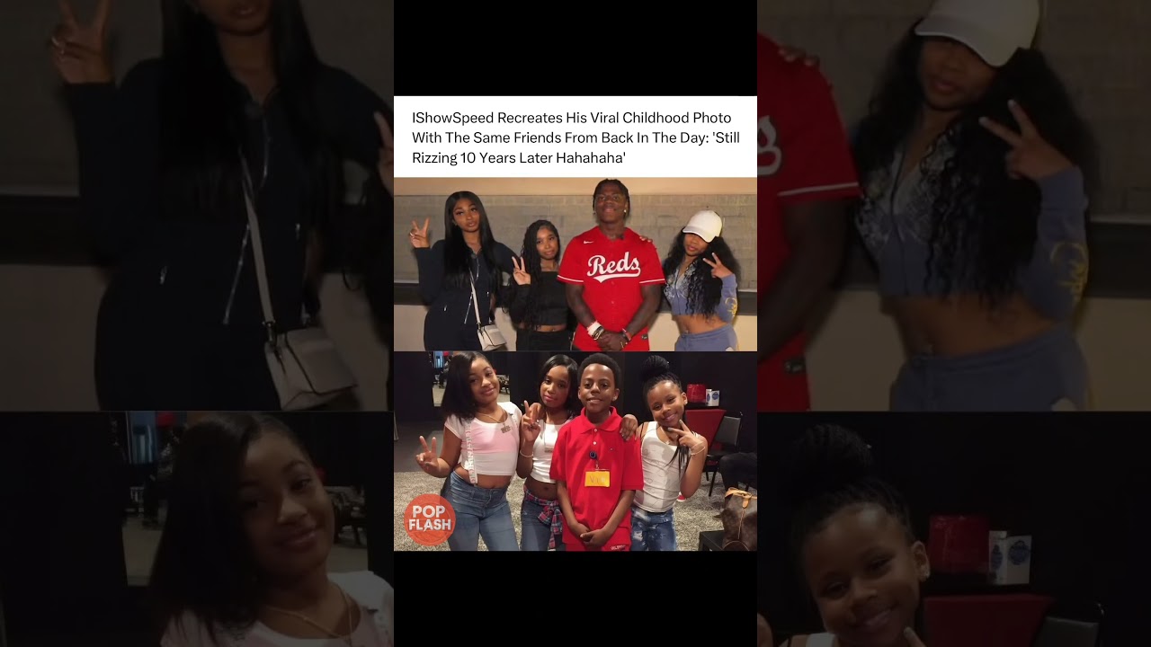 IShowSpeed Reunites with his DAY ONE friends to Remake a legendary childhood photo! 