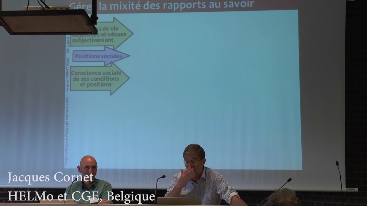 Jacques "Projet politique et pédagogie institutionnelle" 1505