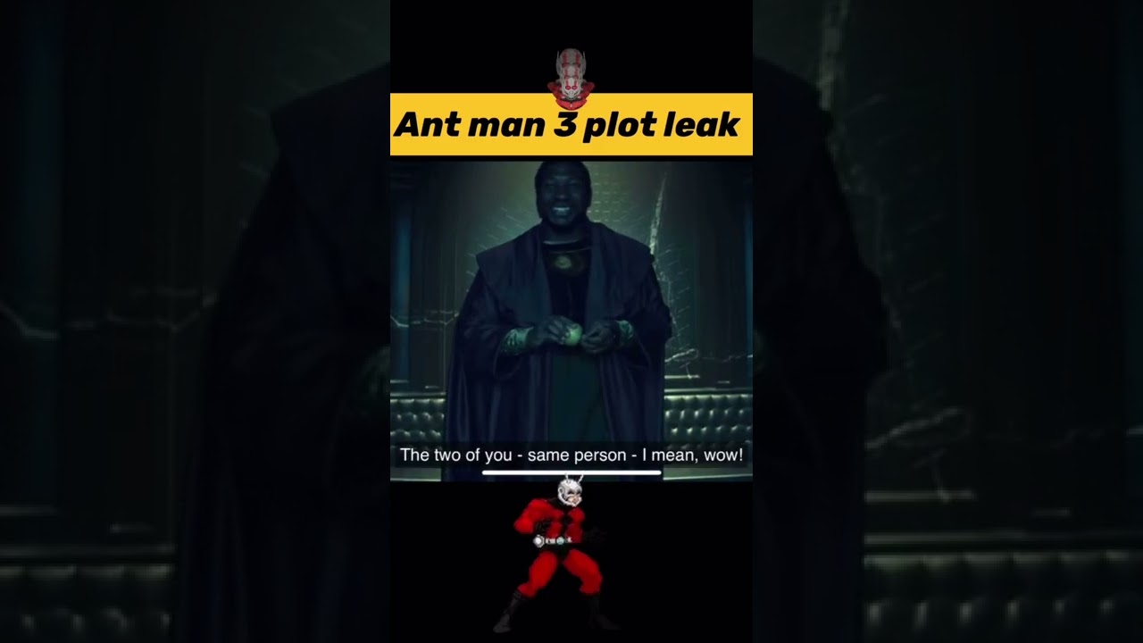 Ant man 3 story (plot) leaked  🚫