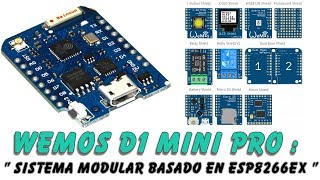 #1 Wemos D1 Mini Pro: Presentacion