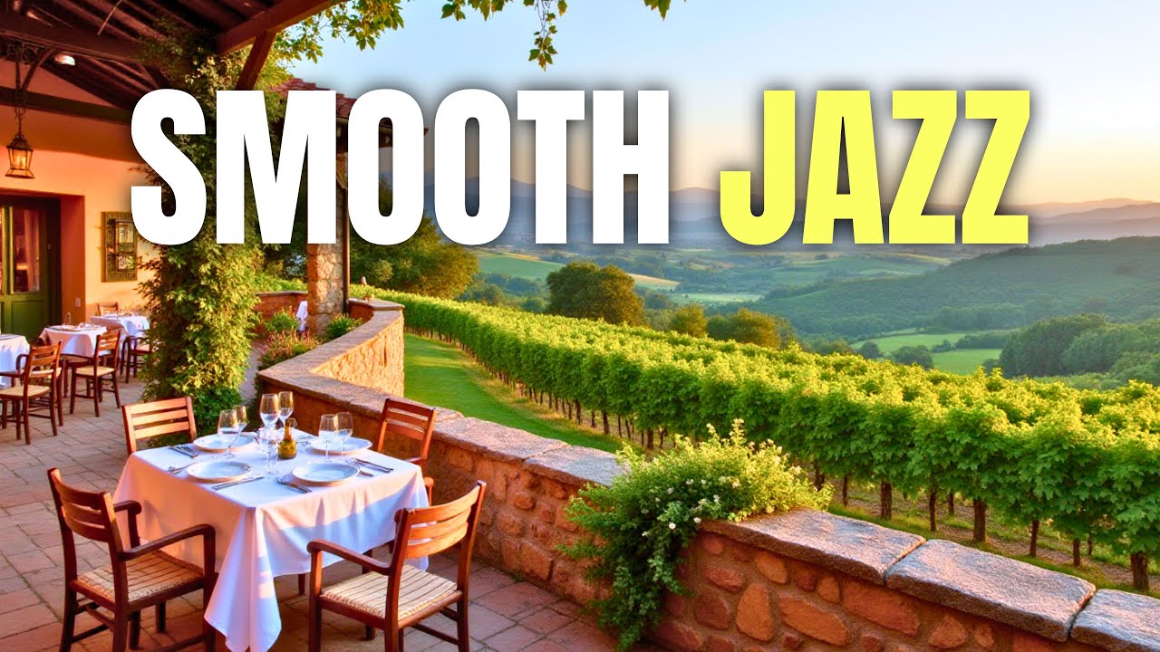 Italian Vineyard Café Smooth Jazz & Acoustic Guitar for a Rustic