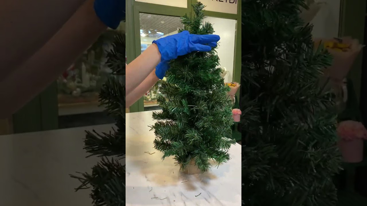 Переделываем дешевую ёлку🎄