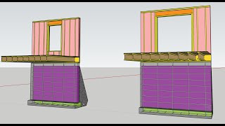 Framing a Window and a Door Opening SketchUp Assignment 🏗️