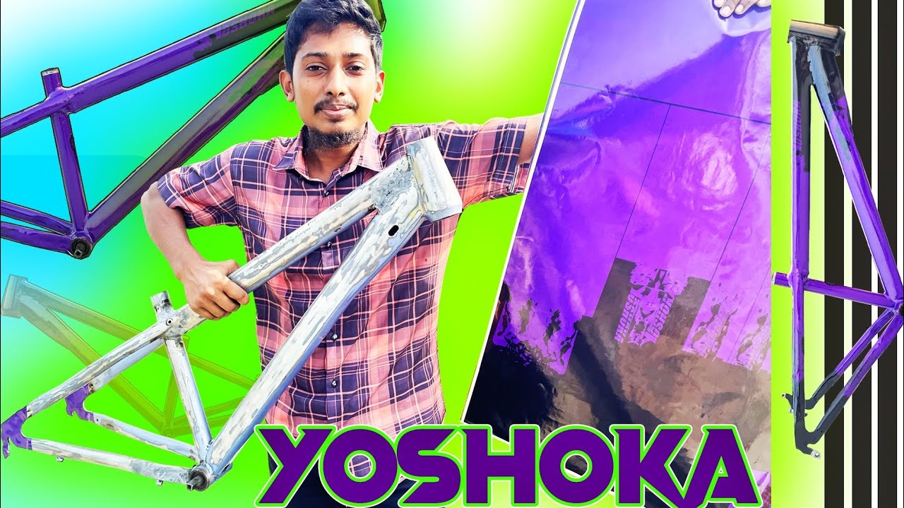 Old Iron Cycle Frame Converted into Dart Stunt Frame | Yoshoka Style Build || 