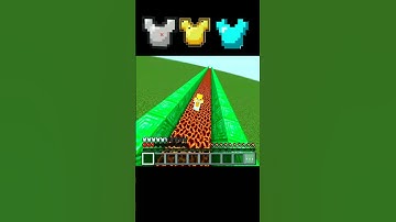 Minecraft armour vs magma content  #shorts #Minecraft