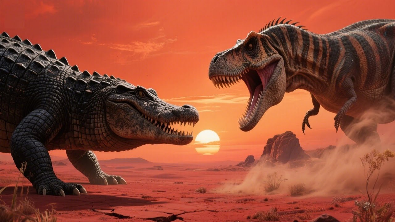Fasolasuchus vs. Mapusaurus – The Last War in the Red Wastes