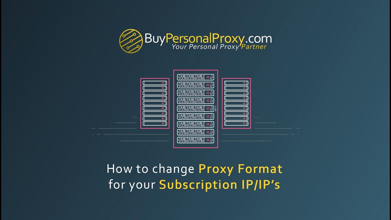 How to change Proxy Format for you Subscription IP/IP's - YouTube
