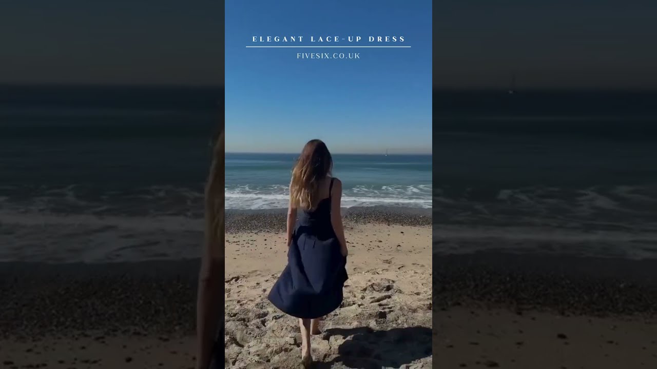 Elegant Lace-up Dress