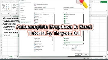 Autocomplete Dropdown List in Excel with Combobox and VBA Code - Type in first few letters Tutorial