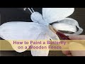 How to Paint a Butterfly on a Wooden Fence or Outside Wall