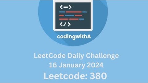 Daily LeetCode Challenge: 380 Insert Delete GetRandom O(1) | Python | Explained & Solved